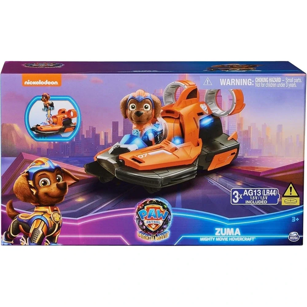Paw Patrol: the Mighty Movie Toy Jet Boat with Zuma Mighty Pups Action Figures
